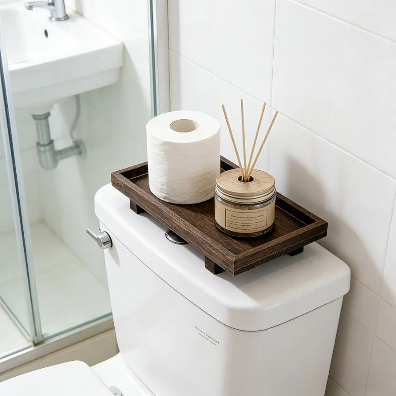 Plateau de Service en Bois Style Japonais - Cérémonie du Thé
