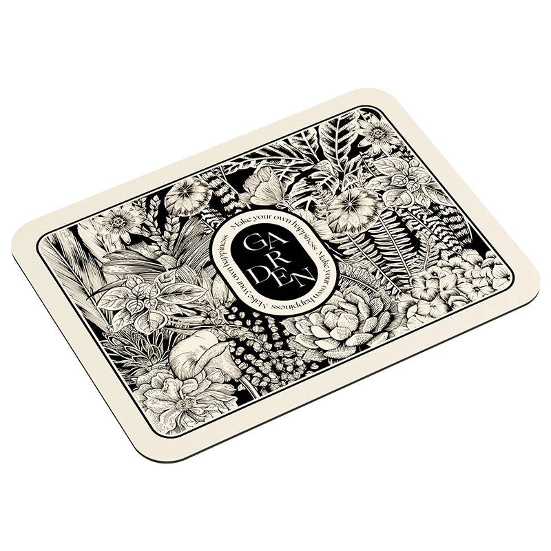 Tapis Égouttoir de Cuisine Absorbant - Antidérapant
