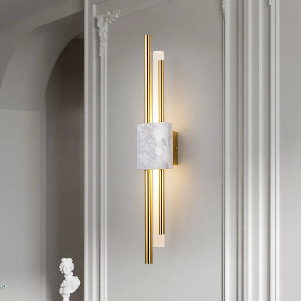 Applique Murale Pierre Marbre Naturelle Fer Contemporain