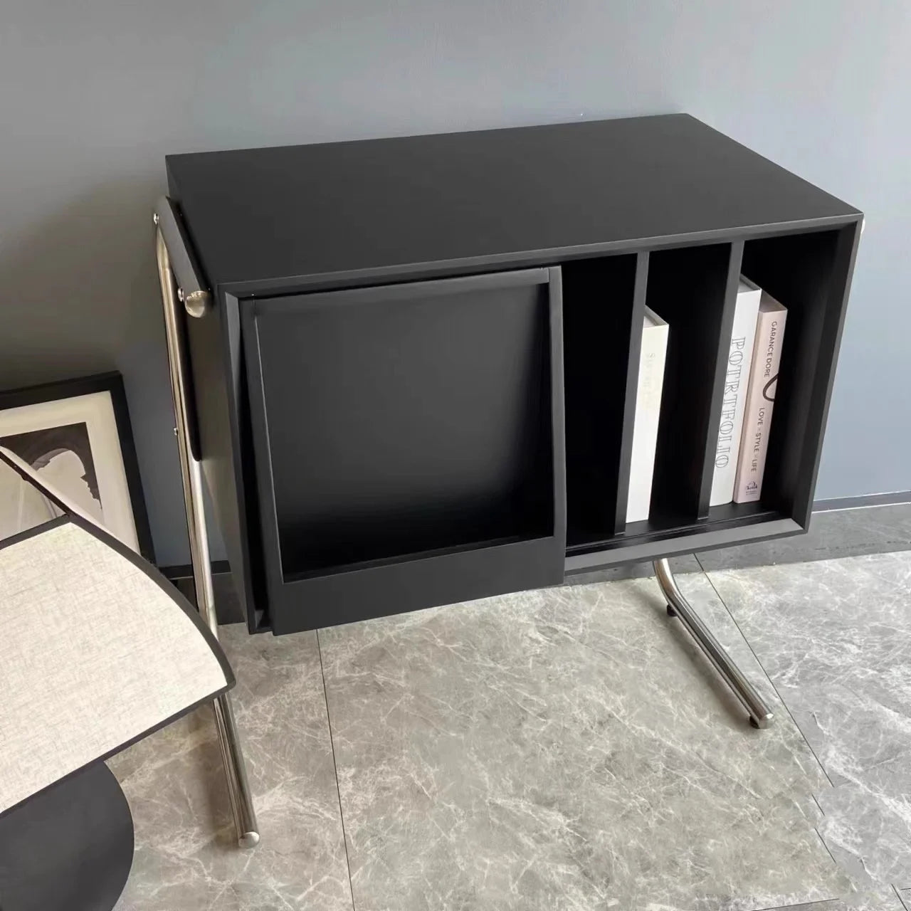 Étagère Scandinave en Bois Massif Multi-Fonction