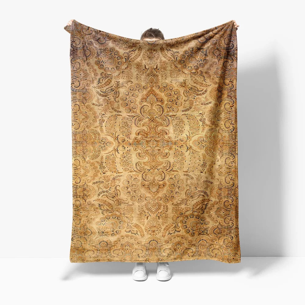 Plaid Jeté Motif Cachemire - Doux et Chaleureux