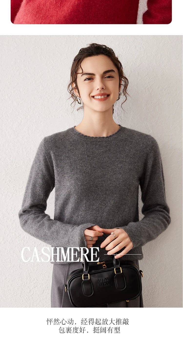 Pull Femme 100% Cachemire Basique
