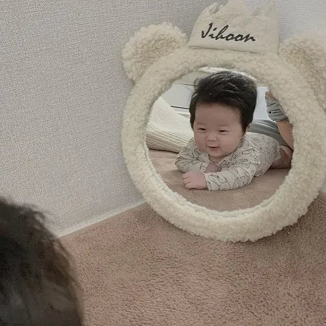 Miroir Décoratif Ourson Couronne