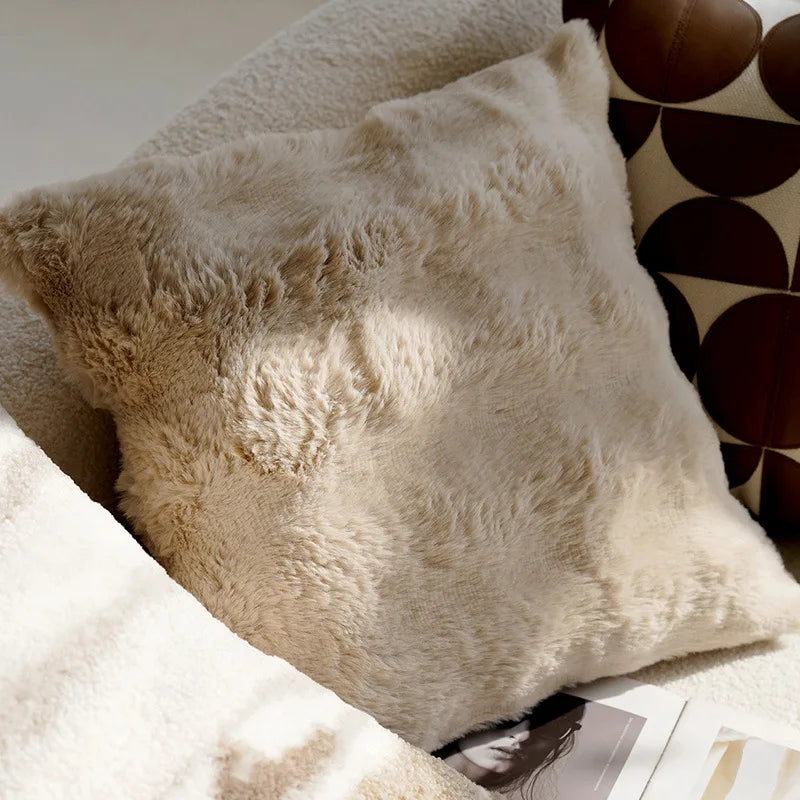 Housse de Coussin Patchwork Multicolore - Style Luxe Léger