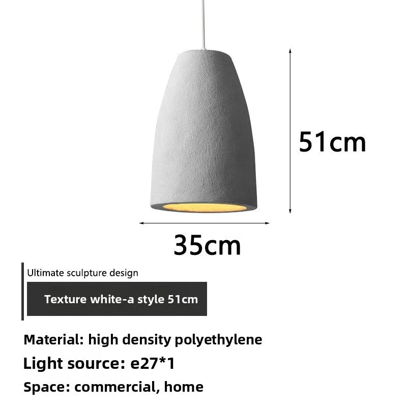 Suspension Wabi-Sabi Style Japonais - Luminaire Artisanal