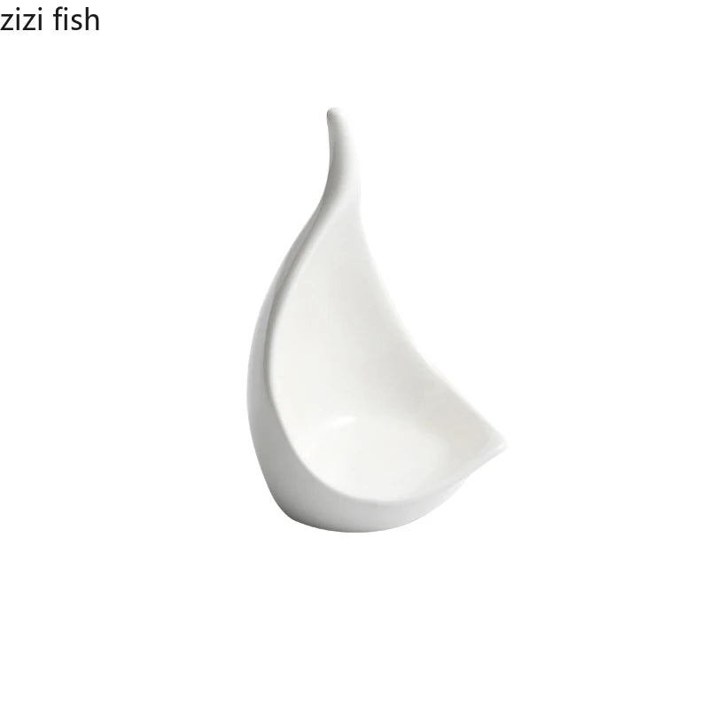 Assiette en Céramique Forme Irrégulière Créative