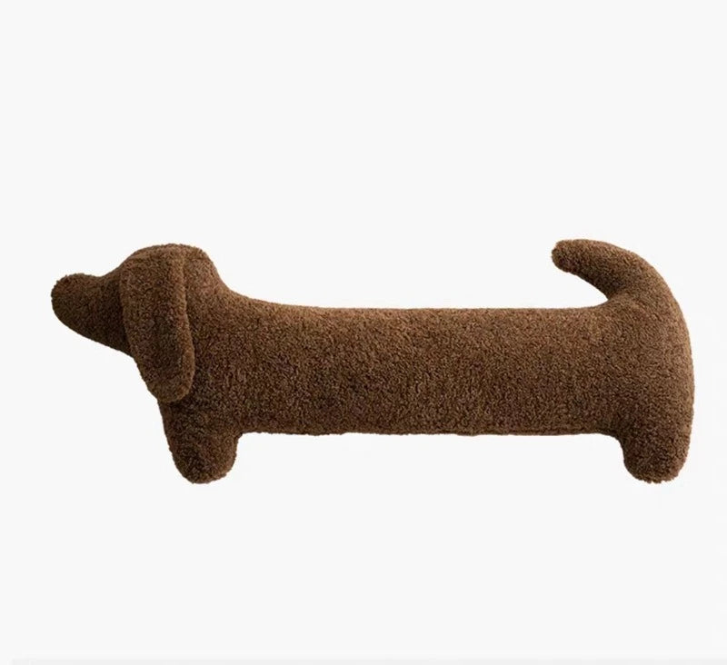 Coussin Teckel Cartoon - Oreiller Saucisse Décoratif