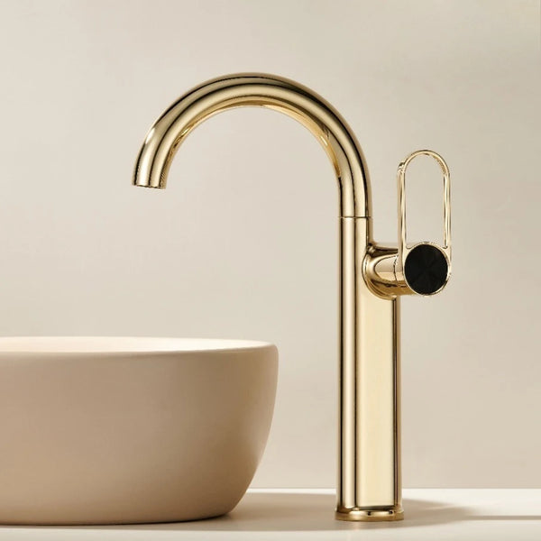 Robinet de Salle de Bain Pivotant en Laiton