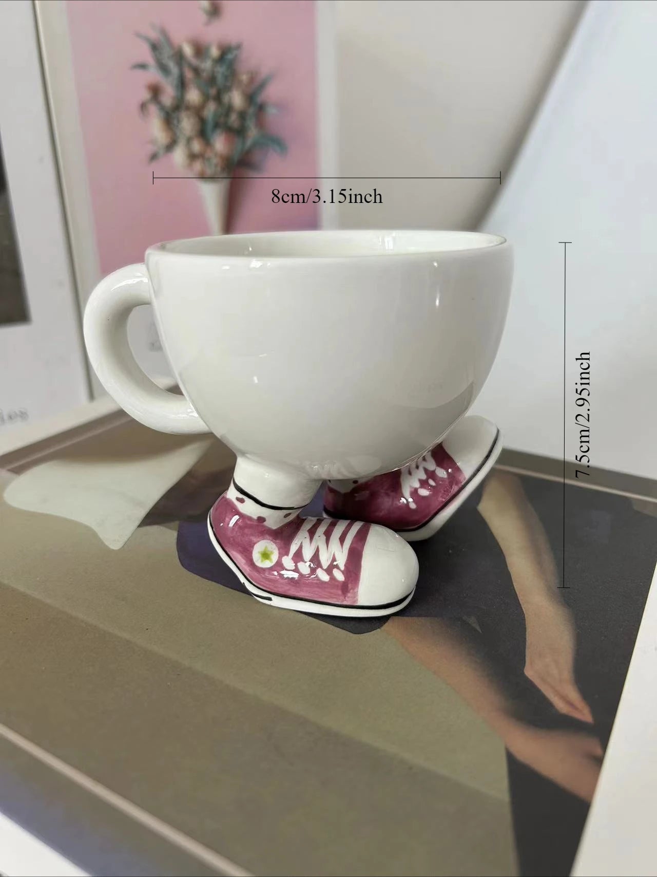 Tasse Céramique Créative Forme Basket Sneakers