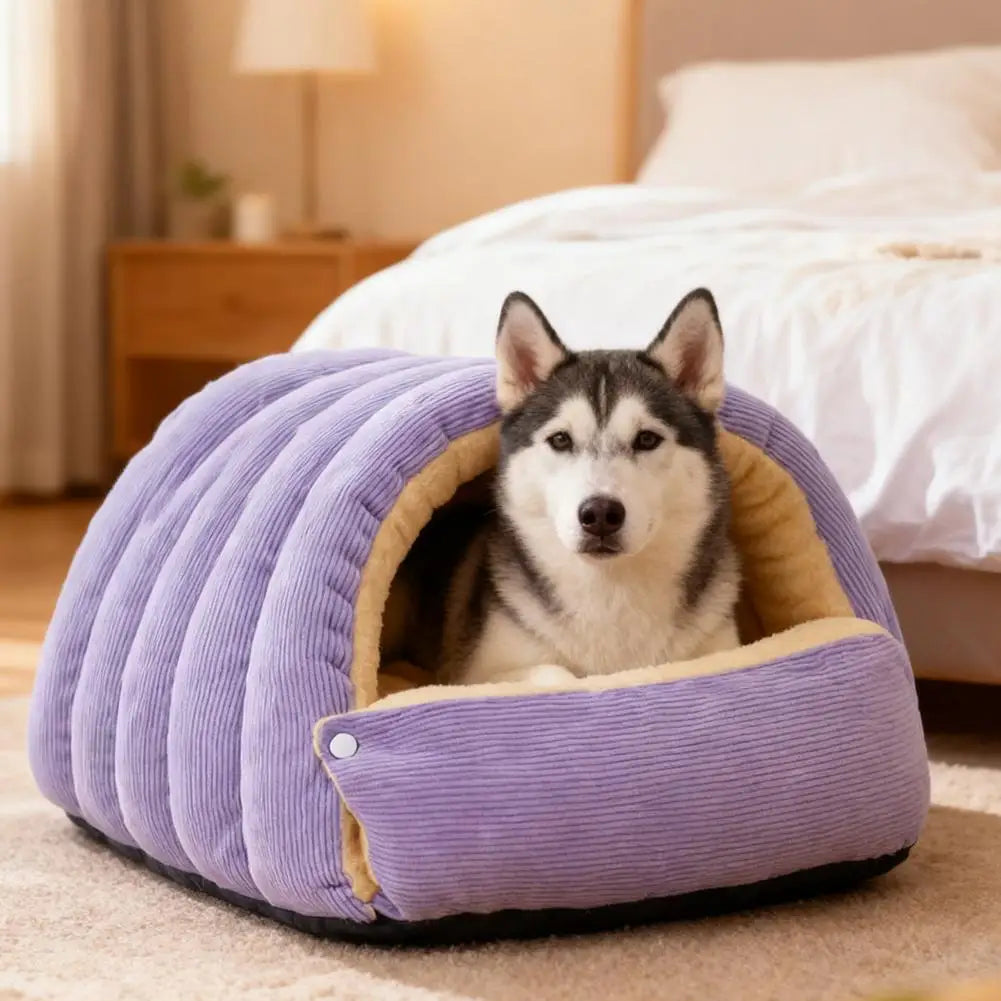 Niche Douillette pour Chat Style Grotte