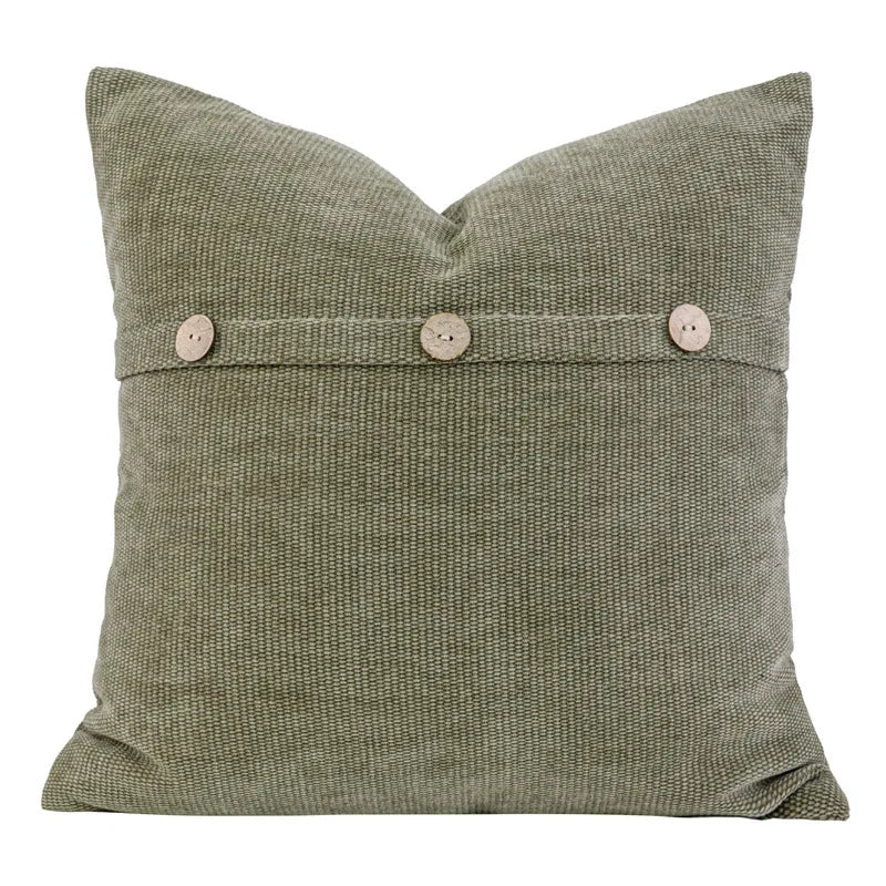 Housse de Coussin Vert Nordique Style Homestay Moderne