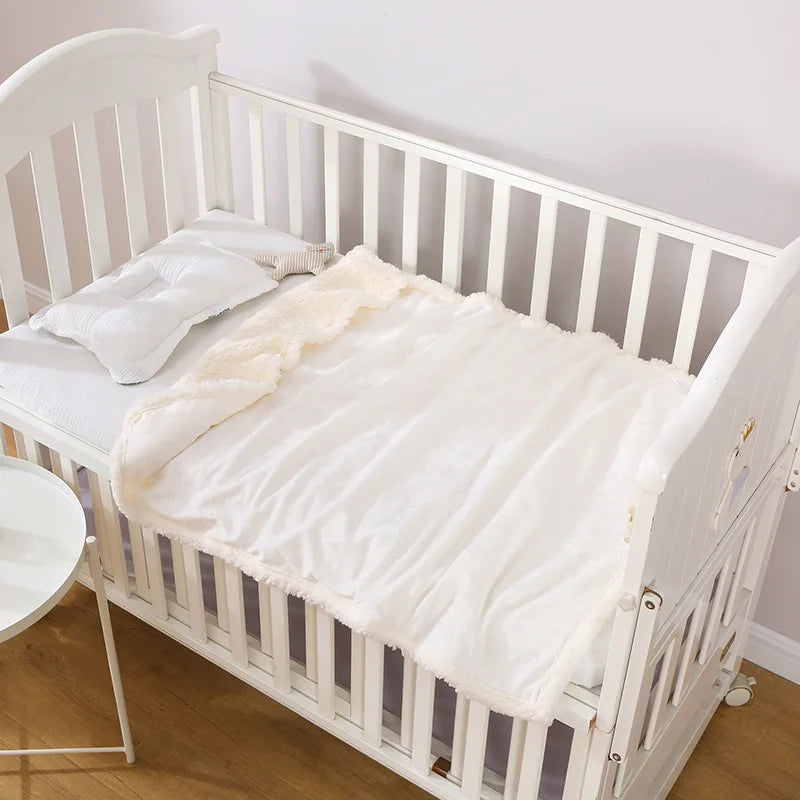 Couverture Bébé Polaire Double Épaisseur Hiver