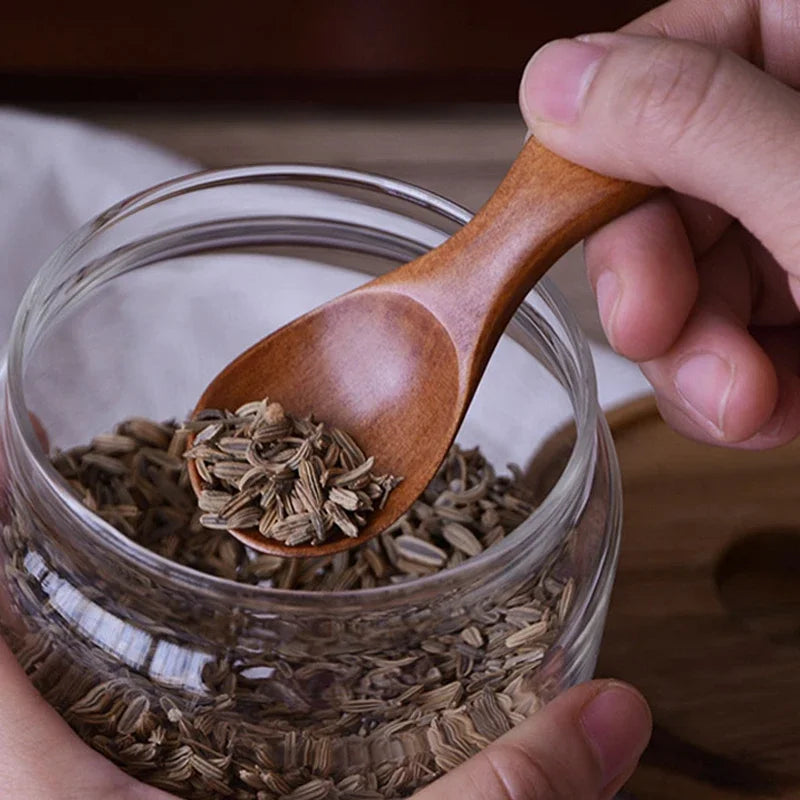 Petites Cuillères en Bois pour Épices et Condiments