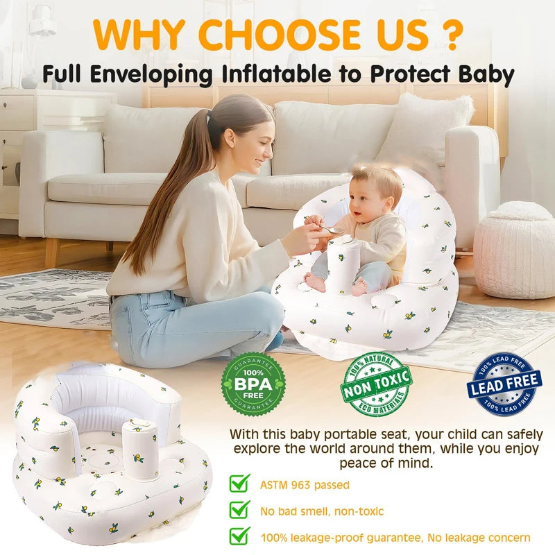 Siège Gonflable Bébé Évolutif 3-36 Mois