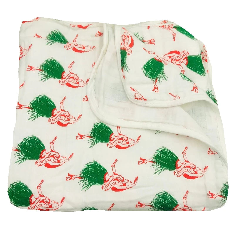 Couverture Bébé en Mousseline de Coton Bio