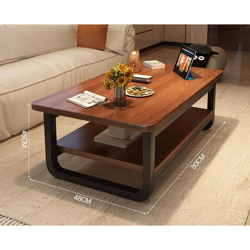 Table Basse Bois Massif - Design Simple et Moderne