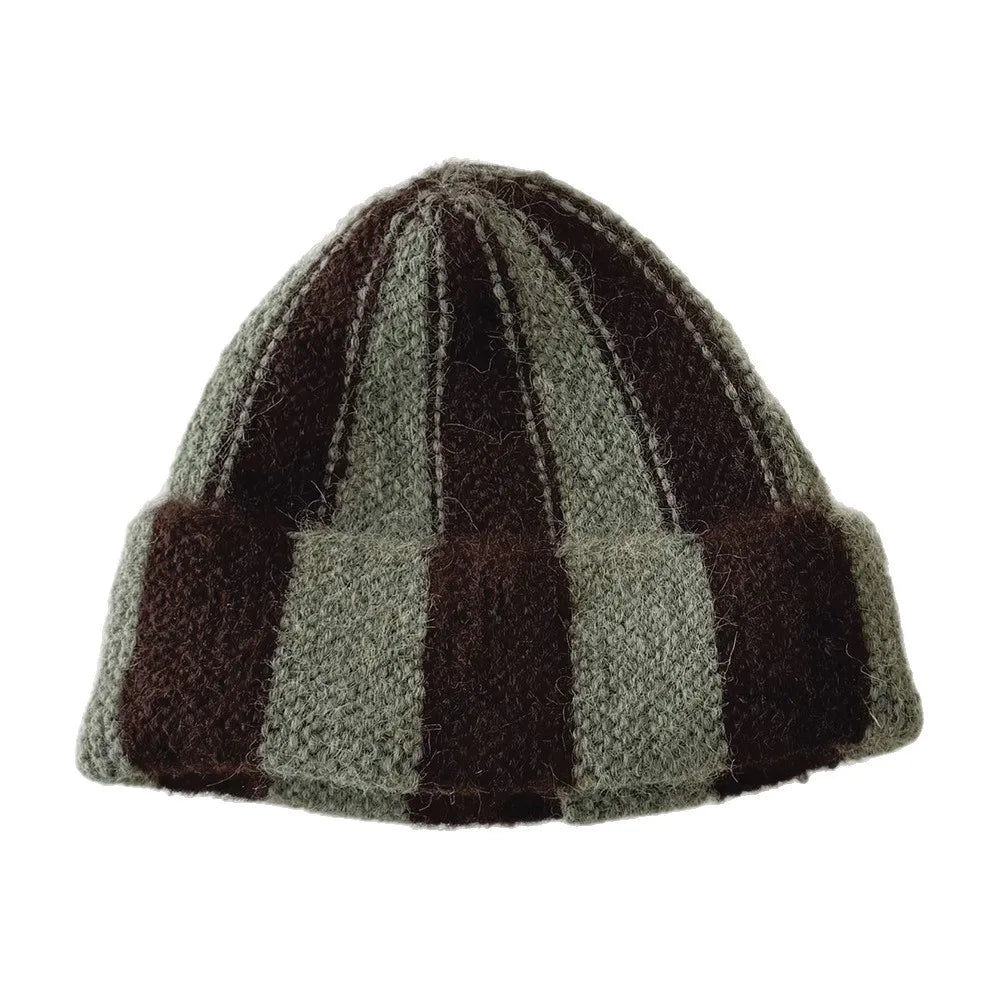 Bonnet Enfant Tricoté Motif Pastèque