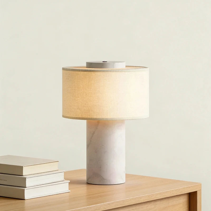 Lampe de Table LED Marbre Haut de Gamme