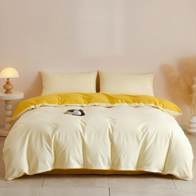 Parure de Lit en Coton Égyptien 3 Pièces