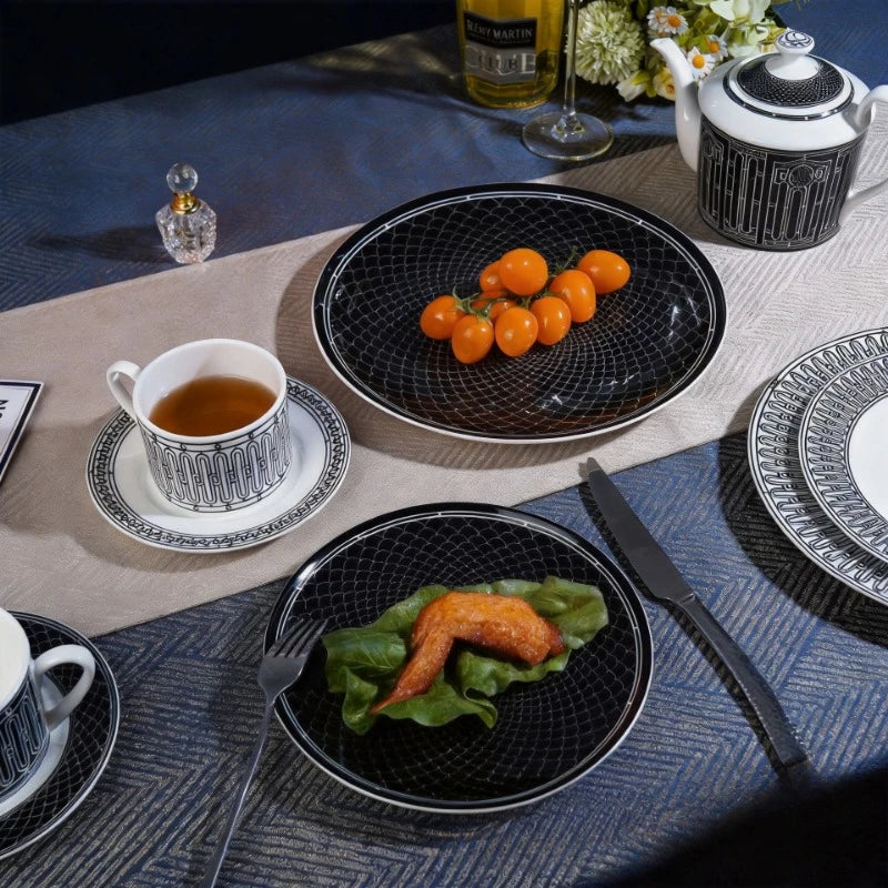 Set de Thé Céramique Style Anglais Coffret Cadeau
