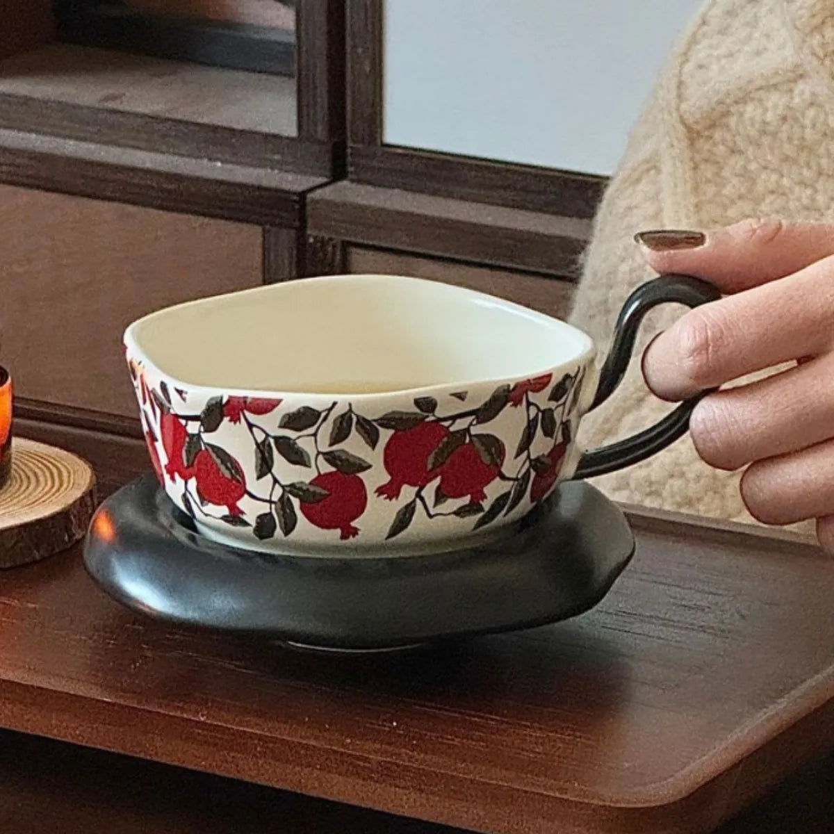 Tasse à Café Style Rétro Luxe Léger