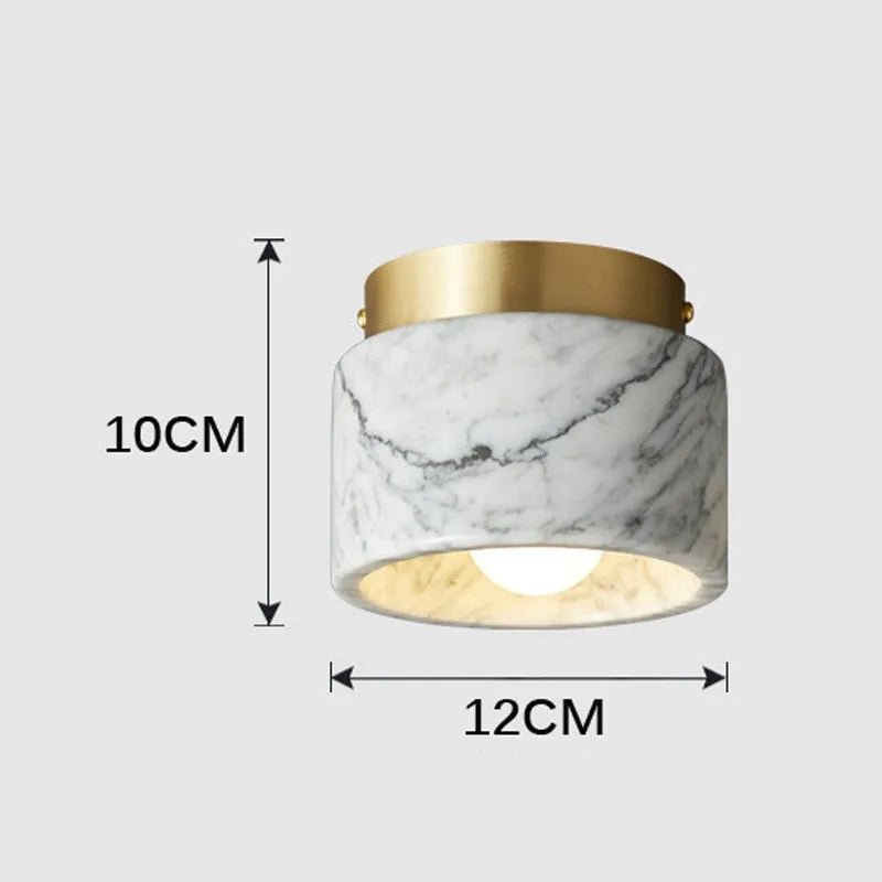 Plafonnier en Marbre Premium - Inspiration Haute Couture