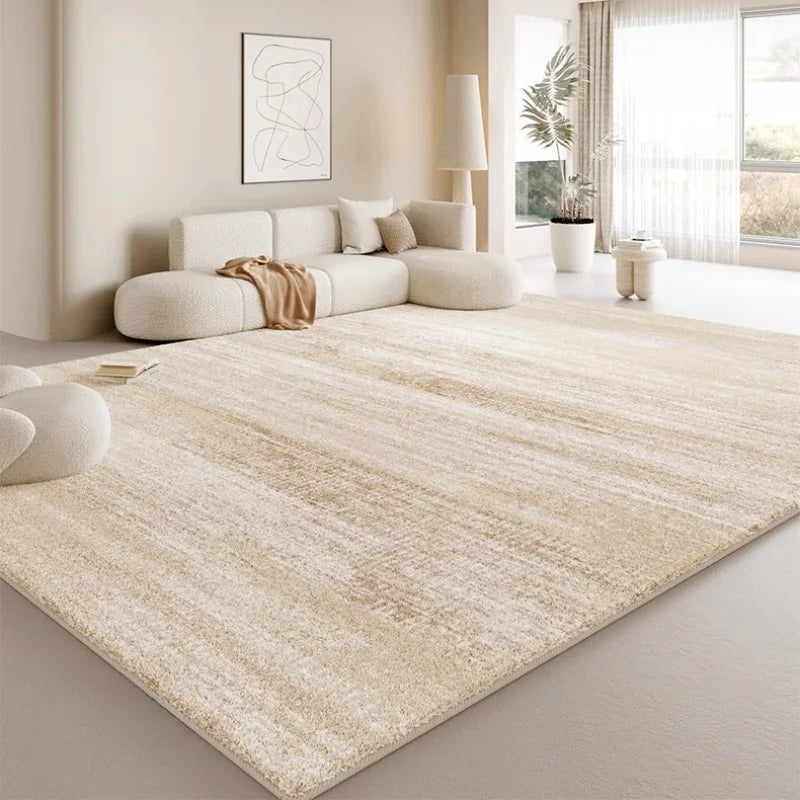 Tapis Léger Luxe Grande Surface Peluche Antidérapant