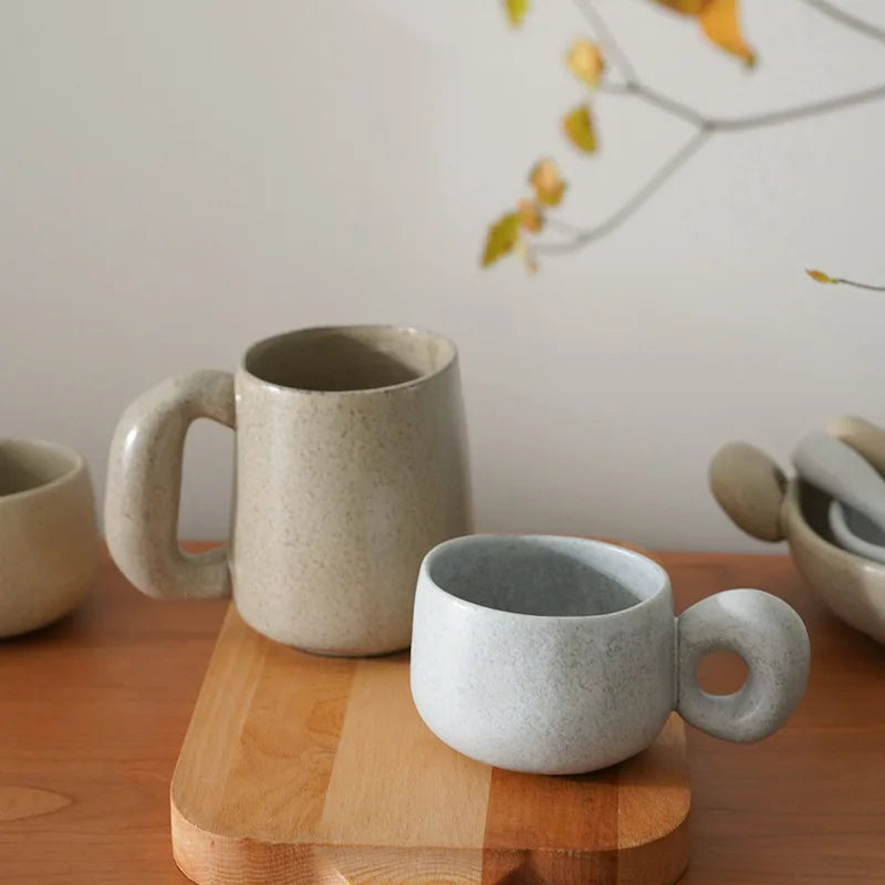 Tasse en Grès Japonais Rétro 300ml et 600ml
