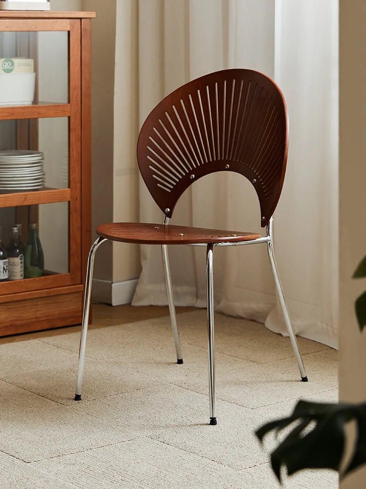 Chaise de Salle à Manger en Acier Inoxydable