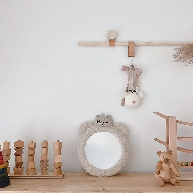 Miroir Décoratif Ourson Couronne
