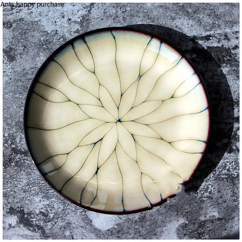 Assiette à Sushi en Céramique Émaillée Haut de Gamme