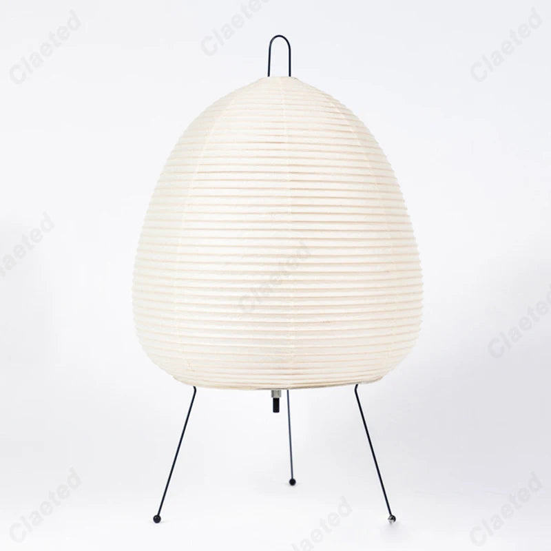 Lampe de Table Papier de Riz Style Japonais Trépied