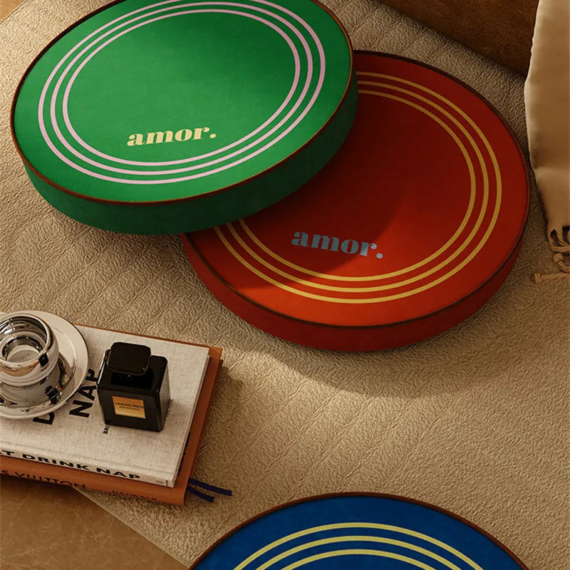 Coussin de Sol Rond pour Méditation et Yoga