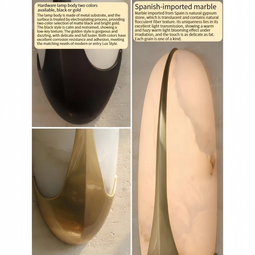 Marble Wall Sconce – European Designer Wall Lamp