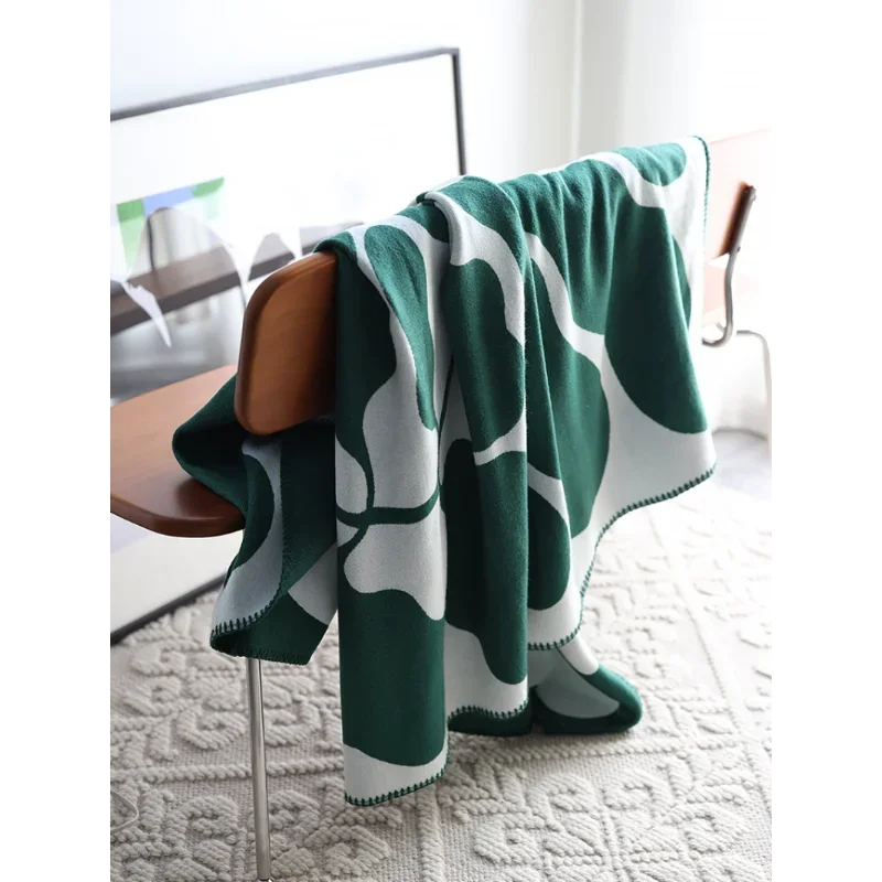 Plaid Jacquard Imitation Cachemire - Style Médiéval Nordique
