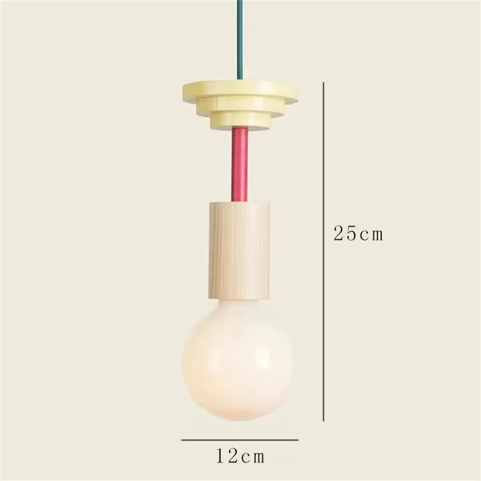 Suspension en Bois Nordique - Grain de Lustre LED