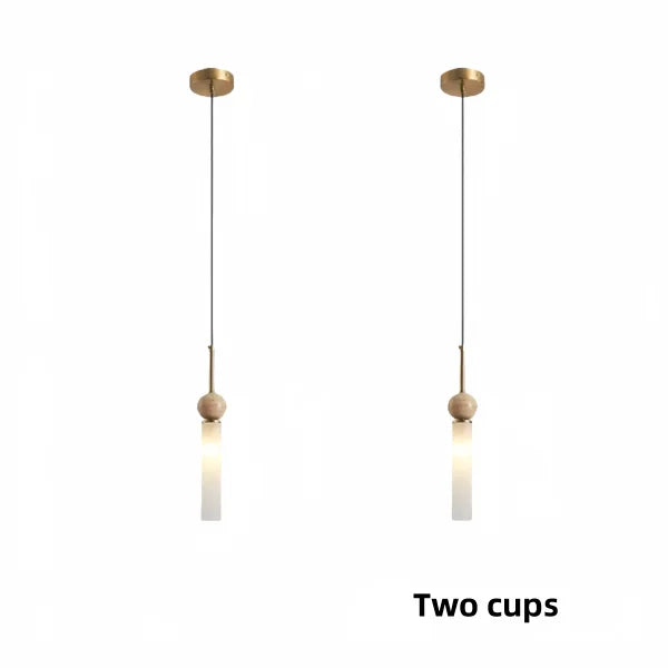 Lustre Pierre Jaune Style Grotte Nordique Moderne