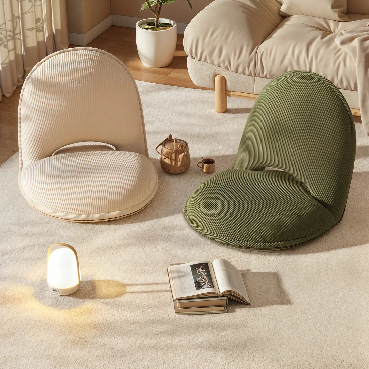 Chaise Longue Pliante Métal - Style Européen Capitonné