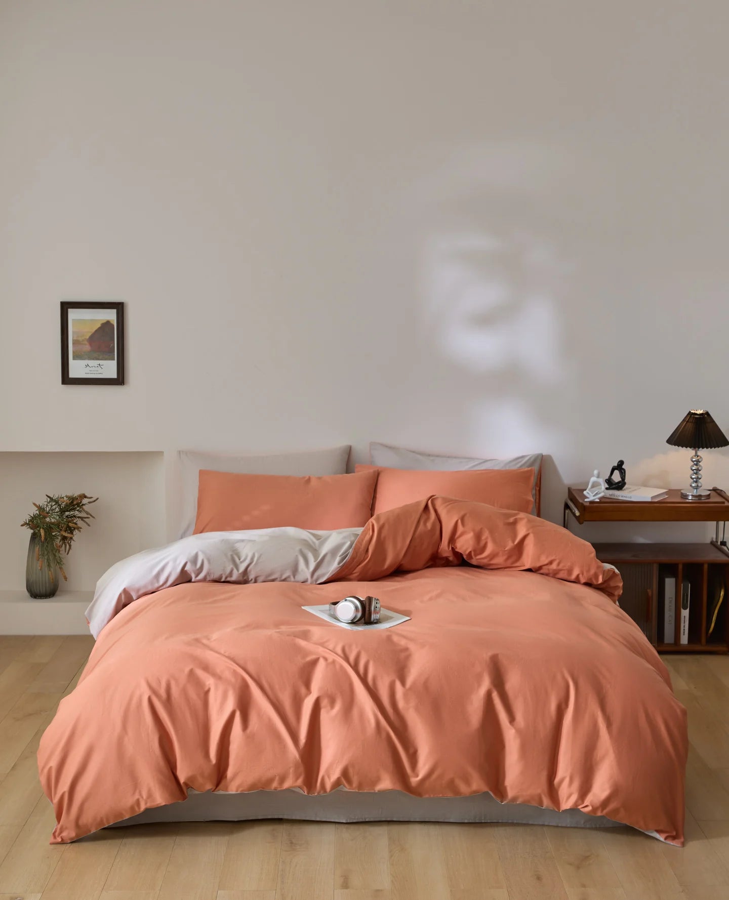 Parure de Lit en Coton Égyptien 3 Pièces