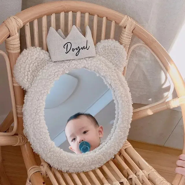 Miroir Décoratif Ourson Couronne