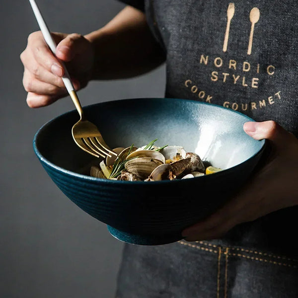 Bol à Ramen en Céramique Grande Contenance