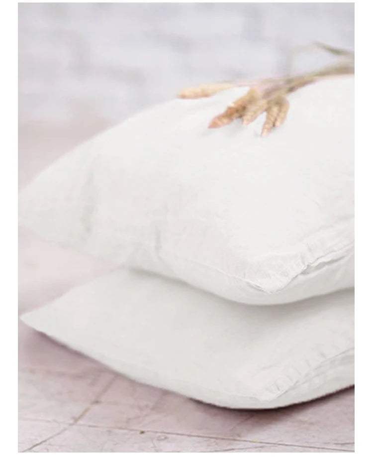 Housse de Coussin en Lin Naturel