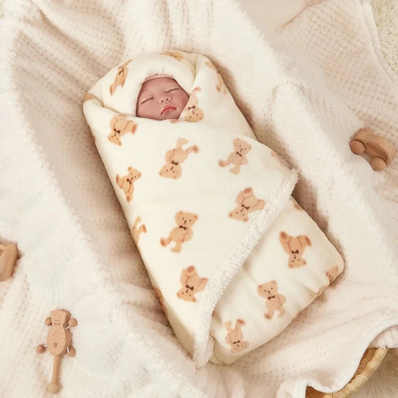 Couverture Bébé Polaire Double Épaisseur Hiver