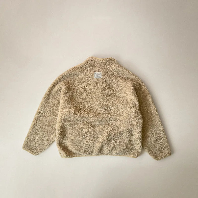 Manteau Enfant Matelassé Uni Style Coréen