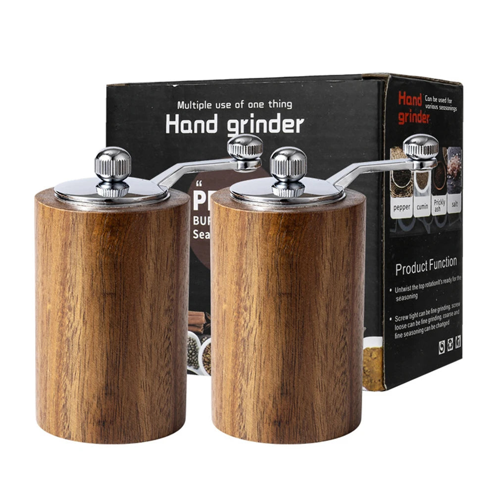 Ensemble Moulins à Poivre et Sel Bois d'Acacia Classique