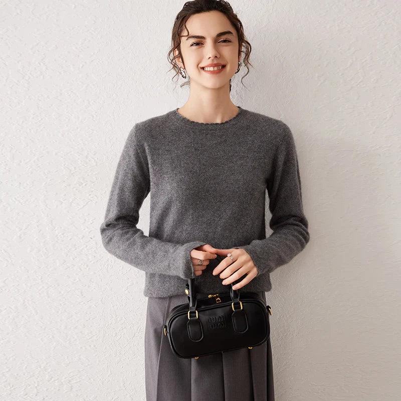 Pull Femme 100% Cachemire Basique