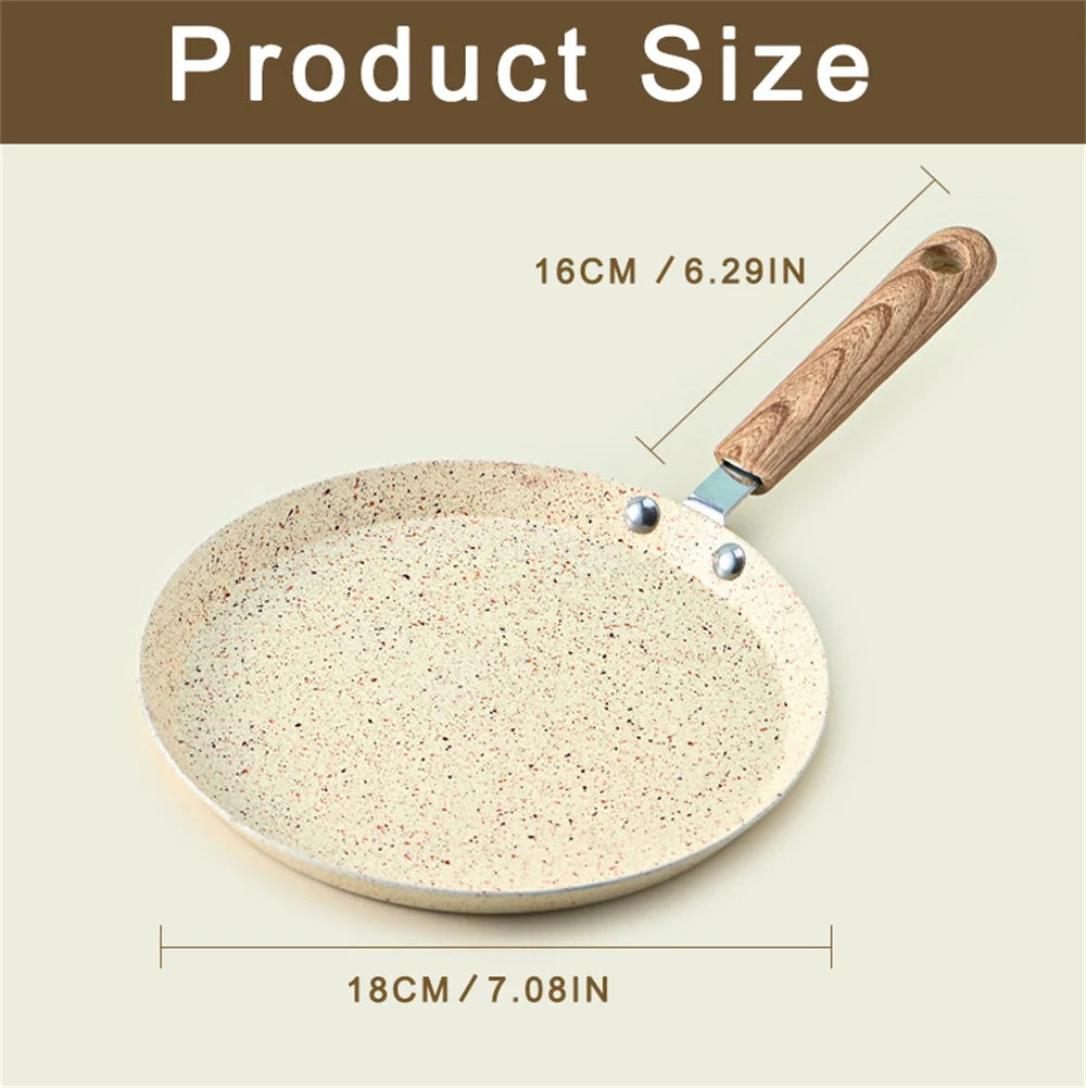 Poêle à Crêpes Antiadhésive Compatible Induction