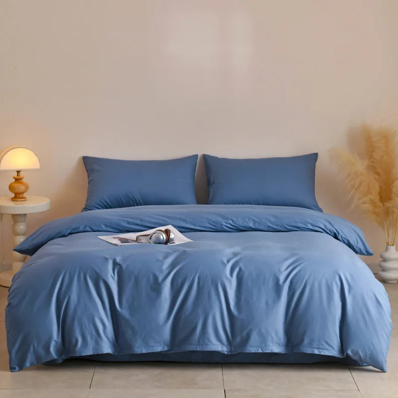 Parure de Lit en Coton Égyptien 3 Pièces