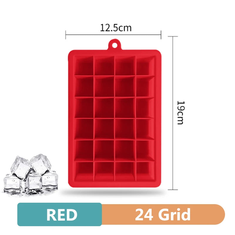Grand Bac à Glaçons en Silicone Multi-Cavités