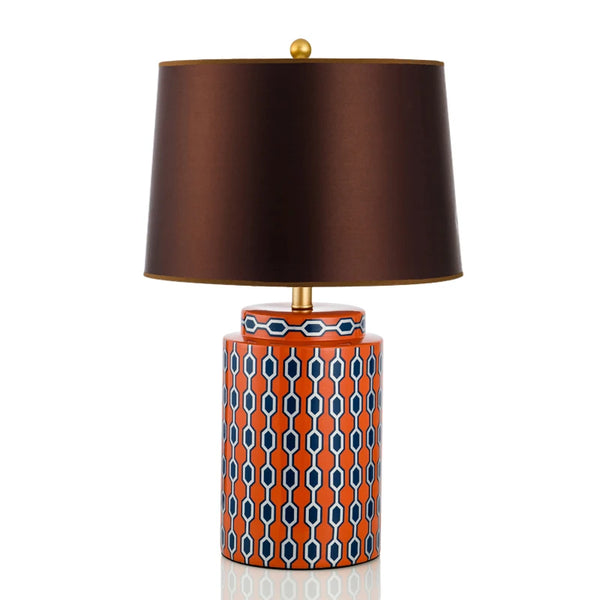 Lampe de Table Céramique - Style Champêtre Européen
